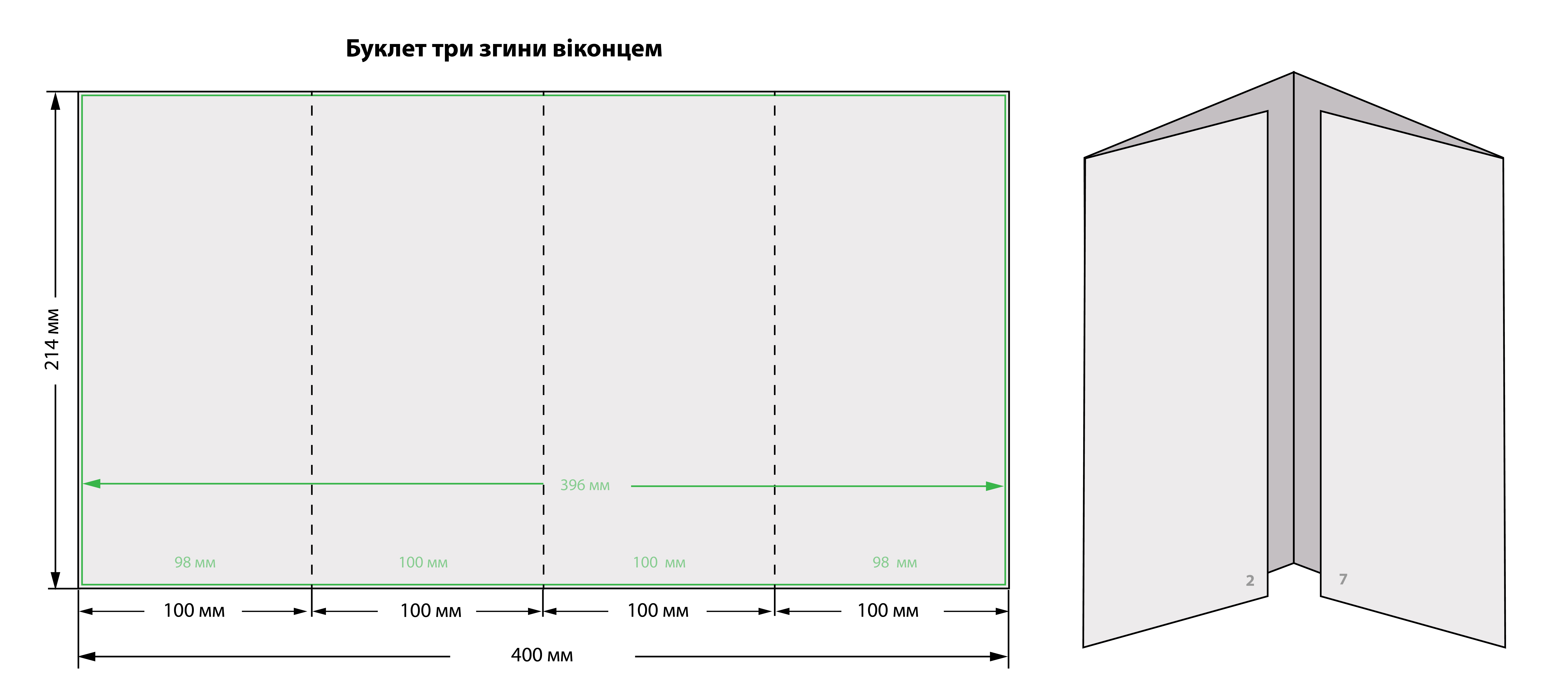 3 фальця вікно