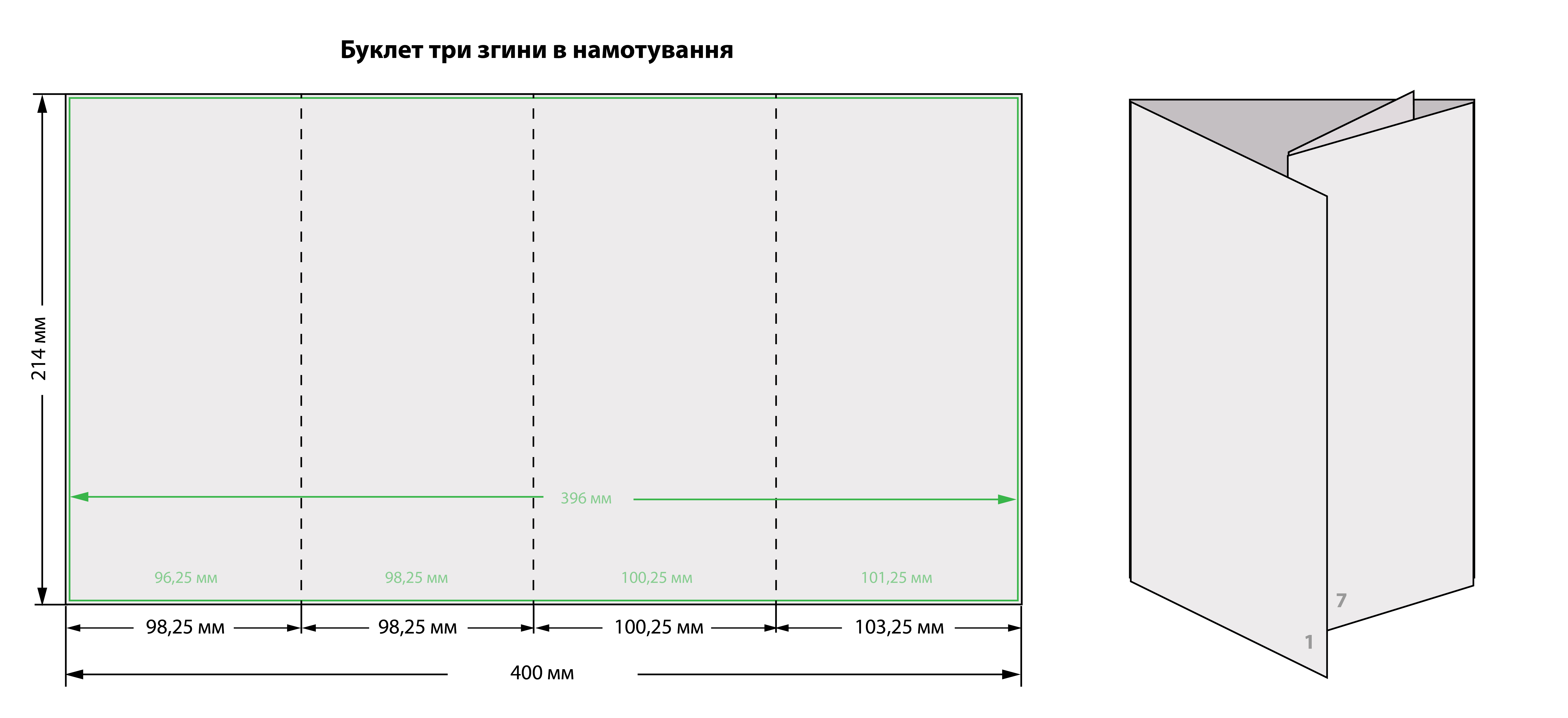3 фальця намотка