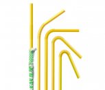 Трубочки с гофрой